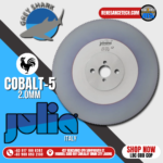 Julia Grey Shark Flat / Std Ground HSS Blade Precuts