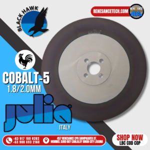 Julia Blackhawk CO5 Flat / Std Ground HSS WHOLE UNCUT 1.6/1.8/2.0/2.5mm