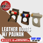 Leather Boots with Paunan