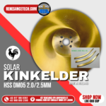 Kinkelder Solar TiN Gold HSS PRECUTS 2/2.5mm