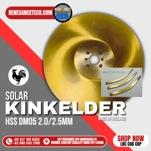 Kinkelder Solar TiN Gold HSS WHOLE UNCUT 2/2.5mm